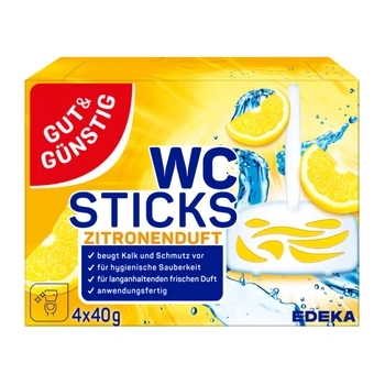 G&G WC Sticks Zawieszka Zitronen 4 x 40 g