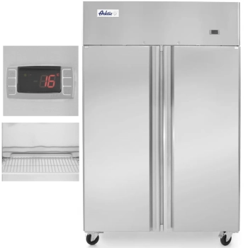 Szafa mroźnicza zamrażarka gastronomiczna 2-drzwiowa Profi Line 900L - Hendi 233139