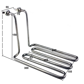 Grzałka do frytownic 10l Royal Catering 3200W 230V