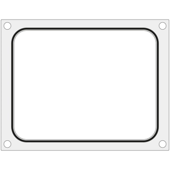 Matryca forma do zgrzewarek MCS na tackę bez podziału 227x178 mm - Hendi 805442