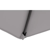 Parasol ogrodowy tarasowy okrągły uchylny z korbką śr. 270 cm ciemnoszary