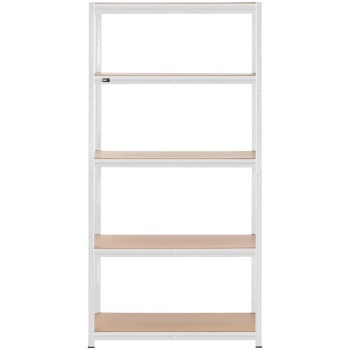 Regał magazynowy metalowy 5 półek 750 kg 100 x 60 x 197 cm szary
