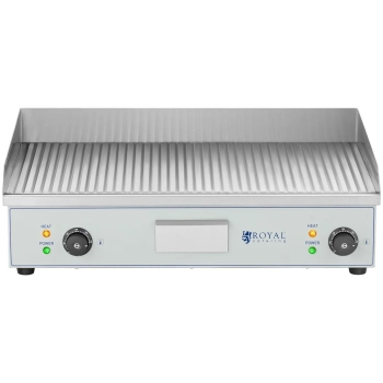 Grill elektryczny płyta grillowa ryflowana podwójna 400 x 730 mm 2 x 2000 W