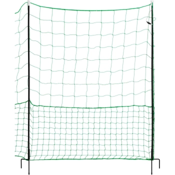 Siatka ogrodzenie ochronne hodowlane dla kur drobiu 1,25 x 25 m