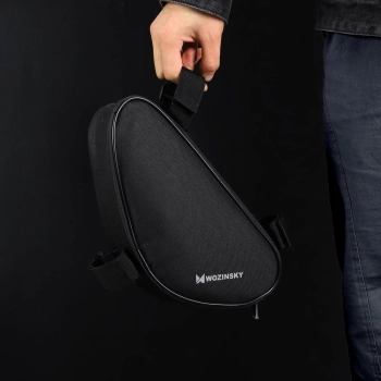 Torba rowerowa na ramę roweru 1.5 l czarny