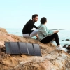 Ładowarka solarna słoneczna turystyczna USB USB C 36W QC PD szara