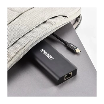 Stacja dokująca adapter hub USB Typ C 6w1 100W PD czarny