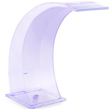 Wylewka wodospadowa z oświetleniem LED 35 cm wypływ wody 303 mm