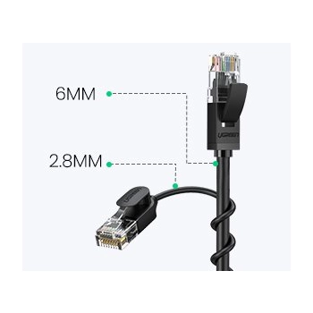Patchcord kabel przewód sieciowy Ethernet RJ45 Cat 6A UTP 1000Mbps 3m