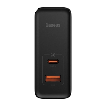 Szybka uniwersalna ładowarka sieciowa GaN5 Pro USB-C / USB 100W - czarny