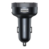 Transmiter FM odtwarzacz MP3 ładowarka samochodowa LED 2x USB Bluetooth czarny