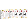 Ładowarka sieciowa 2x USB z wbudowanym kablem do iPhone Lightning 12W czarny