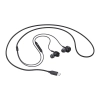 Przewodowe słuchawki dokanałowe AKG złącze USB-C czarny