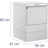 Zmywarka do naczyń podblatowa kosz 50 x 50 cm do 60 cykli/h 6600 W