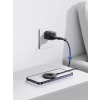 Bezprzewodowa ładowarka magnetyczna 15W z kablem USB / USB-C czarna