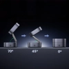 3w1 Ładowarka indukcyjna MagSafe Qi na telefon słuchawki z portem USB-C - czarna