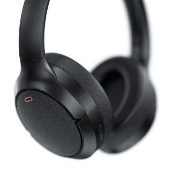 Słuchawki nauszne H6 ANC bezprzewodowe Bluetooth 5.3 IPX4 - czarne