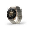Smartwatch Hama 8900 GPS AMOLED 1.32'' z beżowym paskiem silikonowym - złoty