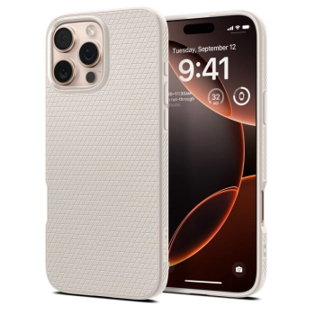 Etui case na iPhone 16 Pro Max Liquid Air - tytanowy