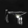 Lampka rowerowa przednia 1000 lm z kablem USB-C - USB-A - czarna