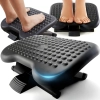 Podnóżek biurowy ergonomiczny pod stopy regulowany 450 x 350 mm