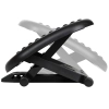 Podnóżek biurowy ergonomiczny pod stopy regulowany 450 x 350 mm