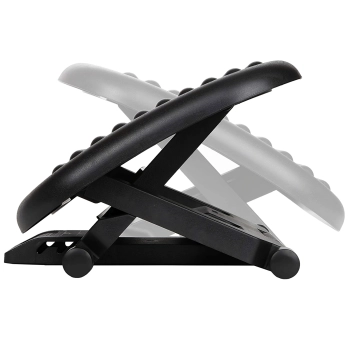 Podnóżek biurowy ergonomiczny pod stopy regulowany 450 x 350 mm