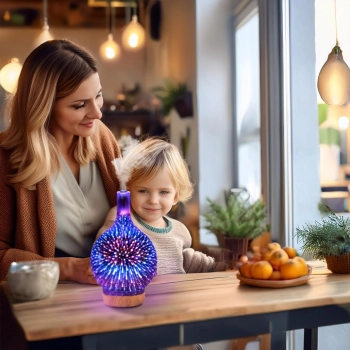 Nawilżacz powietrza dyfuzor zapachowy do aromaterapii podświetlany 35 ml/h