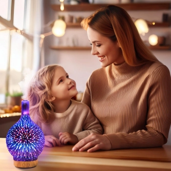 Nawilżacz powietrza dyfuzor zapachowy do aromaterapii podświetlany 35 ml/h