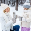 Termos turystyczny próżniowy do kawy herbaty STAL 500 ml - srebrny
