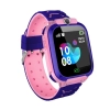 Smartwatch zegarek dla dzieci połączenia kamera latarka GPS SOS microSIM - różowy