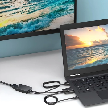 Przejściówka adapter VGA AUDIO - HDMI
