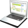 Podstawka chłodząca pod laptop z podświetleniem LED 5 wentylatorów 12-17''
