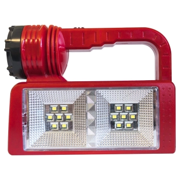Latarka lampa warsztatowa kempingowa z uchwytem na baterie LED