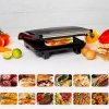 Grill elektryczny kontaktowy do panini mięsa warzyw 750 W