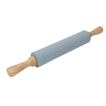 Wałek do ciasta kuchenny silikonowy 38 cm - szary