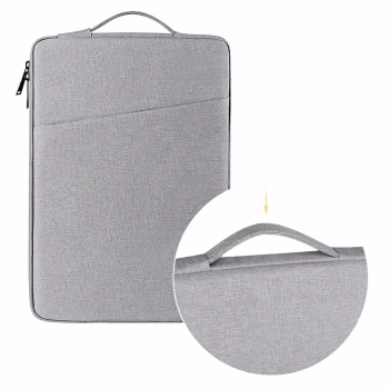 Etui miękki pokrowiec na laptop 14-15,6'' - szary