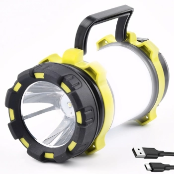 Latarka lampa akumulatorowa warsztatowa z rączką IP6 240 m