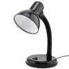 Lampka szkolna biurkowa regulowana E27 220 V - czarna