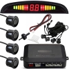 Czujniki parkowania cofania przód tył 4 sensory LED LCD