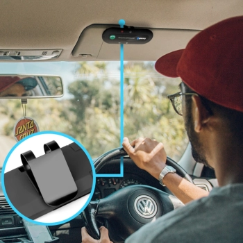 Zestaw głośnomówiący do samochodu z klipsem Bluetooth