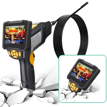 Kamera inspekcyjna warsztatowa endoskop 4 końcówki Full HD LCD LED