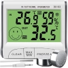 Stacja pogody z termometrem higrometrem sondą -10-50C LCD