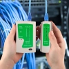Tester kabli sieciowych internetowych RJ45 RJ11