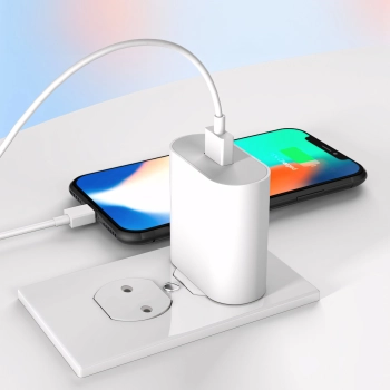 Ładowarka sieciowa zasilacz USB-C 20 W - biała