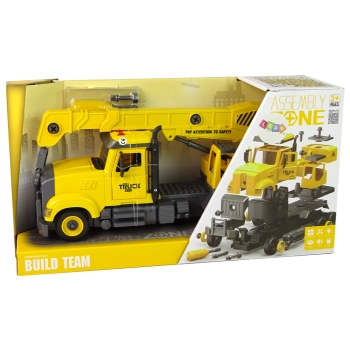 Ciężarówka Dźwig do Rozkręcania i Skręcania Żółta