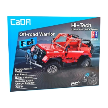Klocki Konstrukcyjne Jeep Zdalnie Sterowany CADA 2.4G 531 Elementów