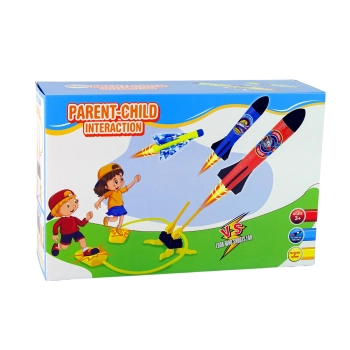 Zabawa Gra Podwójna Wyrzutnia Rakiet Piankowych Katapulta