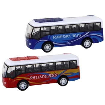 Kampery Autobusy Z Napędem Frykcyjnym 1:87 4 Sztuki