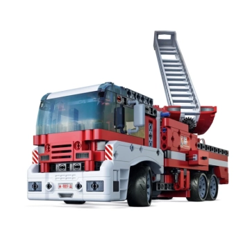 Naukowa Zabawa Klocki Laboratorium Mechaniki Samochód Strażacki Silnik Elektryczny Język Polski Clementoni 50728